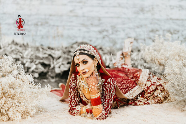 Velvet Bridal lehenga special winter Offer {25%OFF} - Image 2