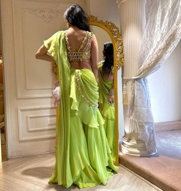 Coding Work Saree | FREE SHIPP IND | NEW 2025 - Image 2