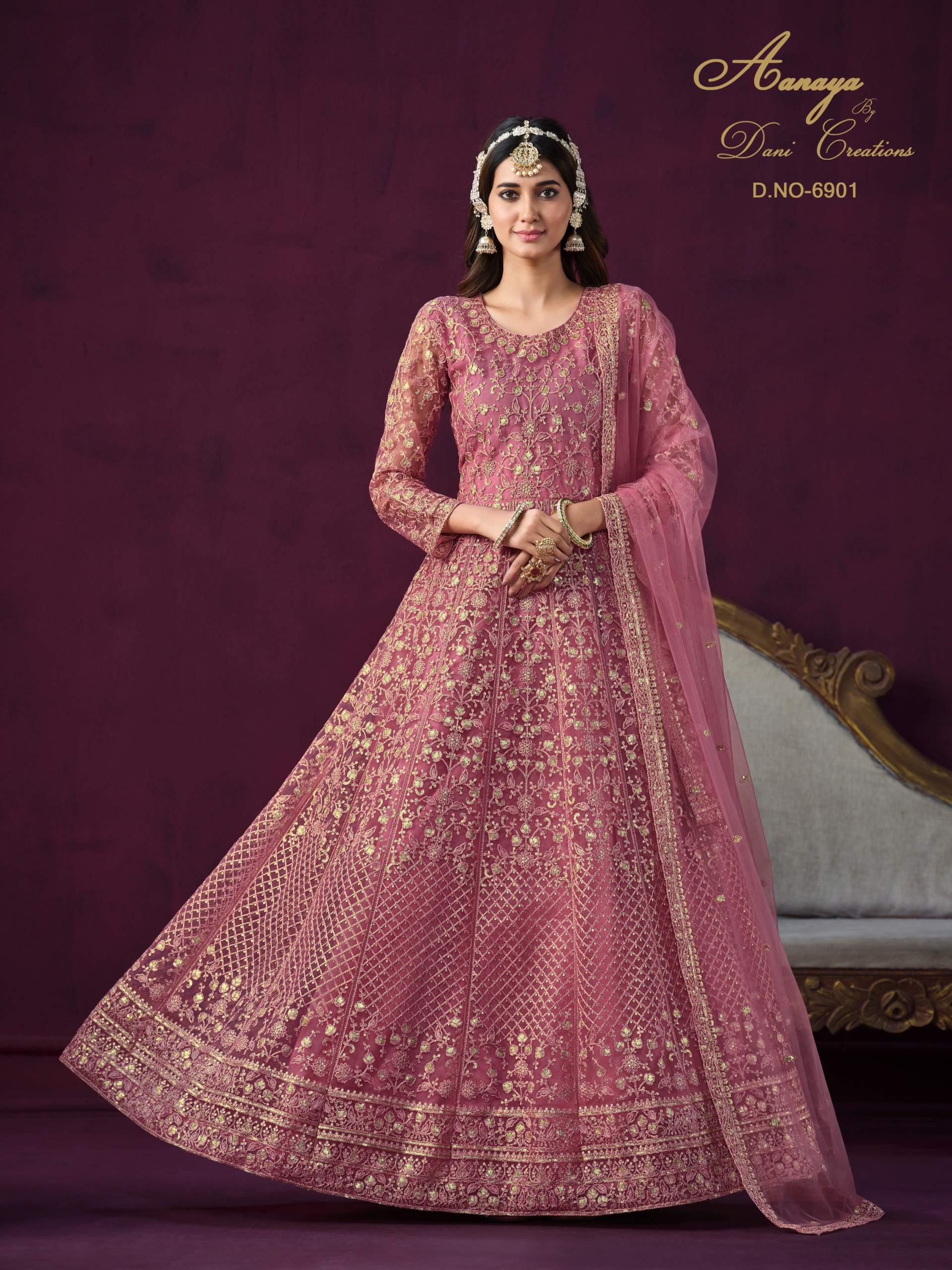 Party Wear Anarkali Gown