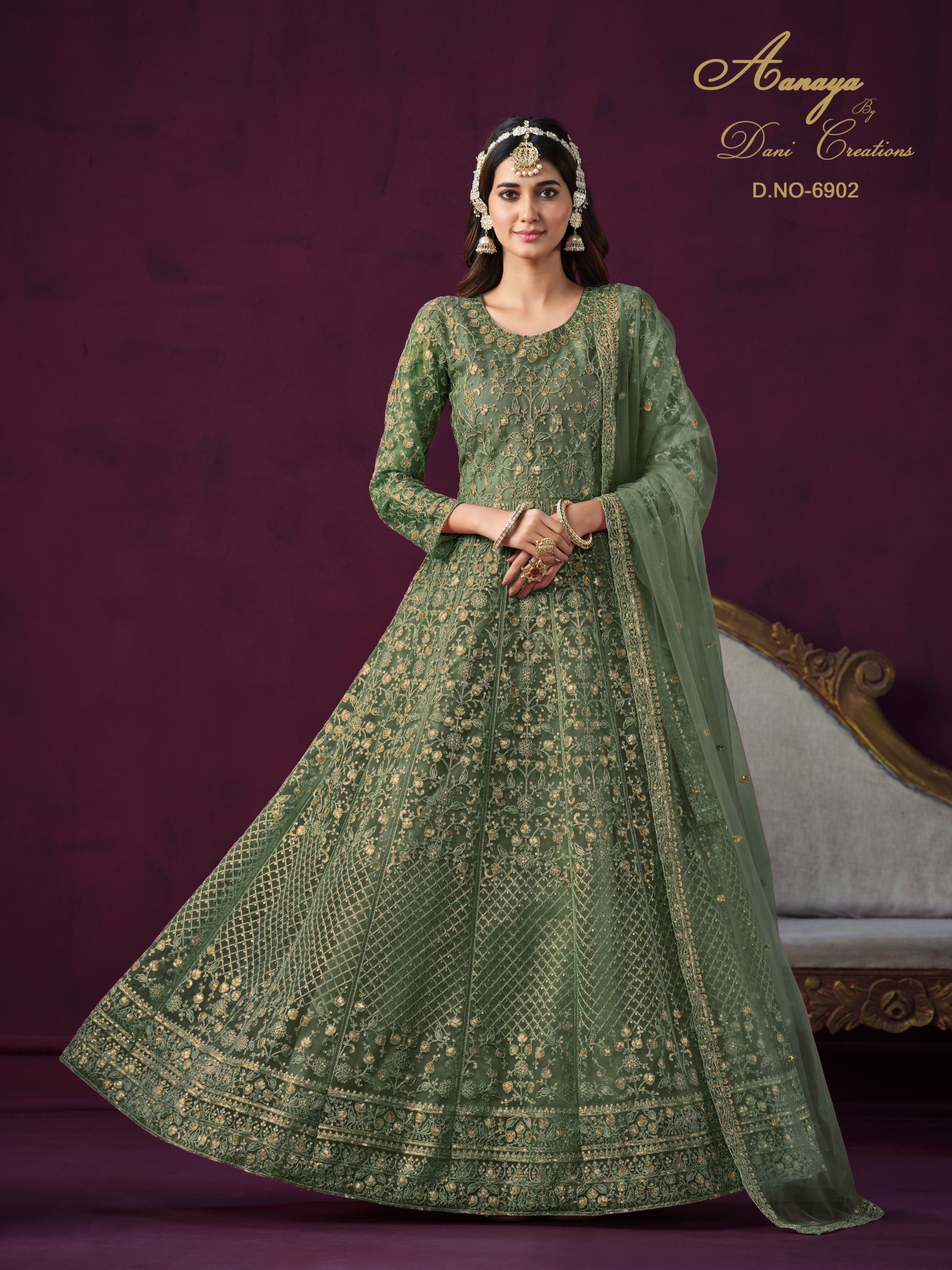 Party Wear Anarkali Gown