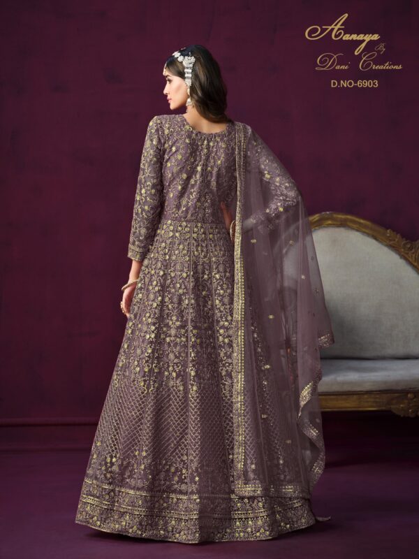 Party Wear Anarkali Gown FREE Shipp in All India + *5% 0ff - Image 7