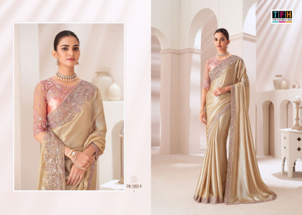 Party wear saree | wedding saree FREE ship ind+ 5% off - Image 2