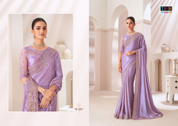 Party wear saree | wedding saree FREE ship ind+ 5% off - Image 6