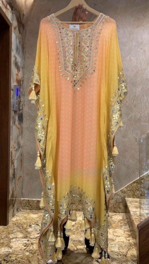 kaftan with dhoti set | Kaftan and dhoti FREE SHIPP IND +10% OFF - Image 4
