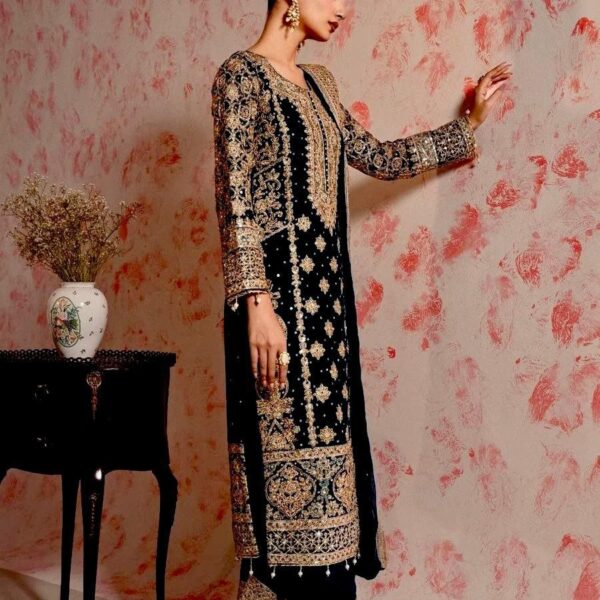 Pakistani designer suit | FREE SHIPP  IND | new year 2025 special - Image 2