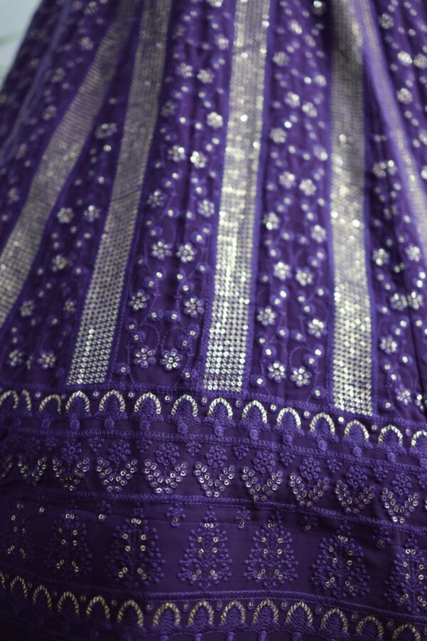 Purple lehenga |Designer lehenga choli | FREE SHIIPP IND LATEST 2025 - Image 3