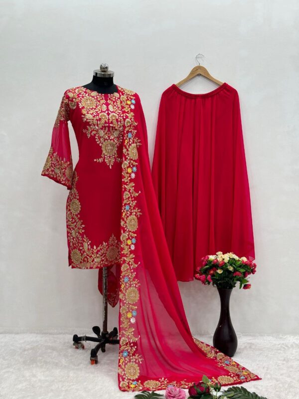 Party wear sharara suit | Eid  Special | FREE SHIPP IND NEW 2025 - Image 7