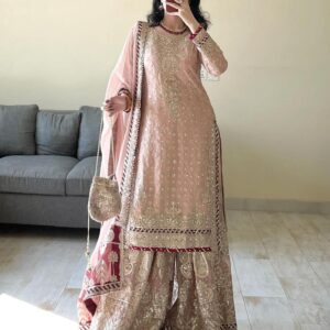 party wear sharara suit