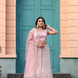 Pink Designer Lehenga