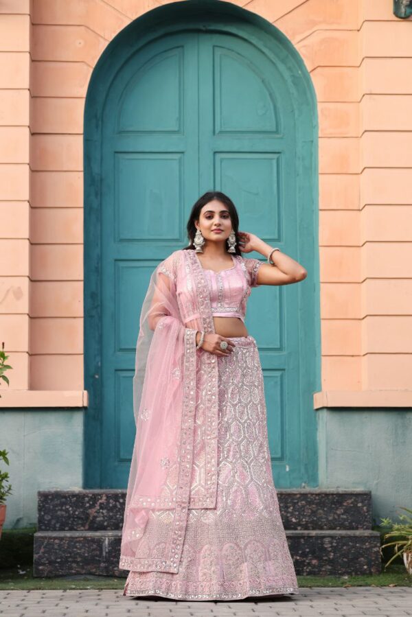 Pink Designer Lehenga