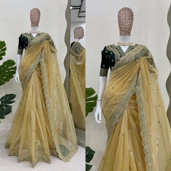 Designer Benglory Silk Saree | New 2025 FREE Shipp ind - Image 8