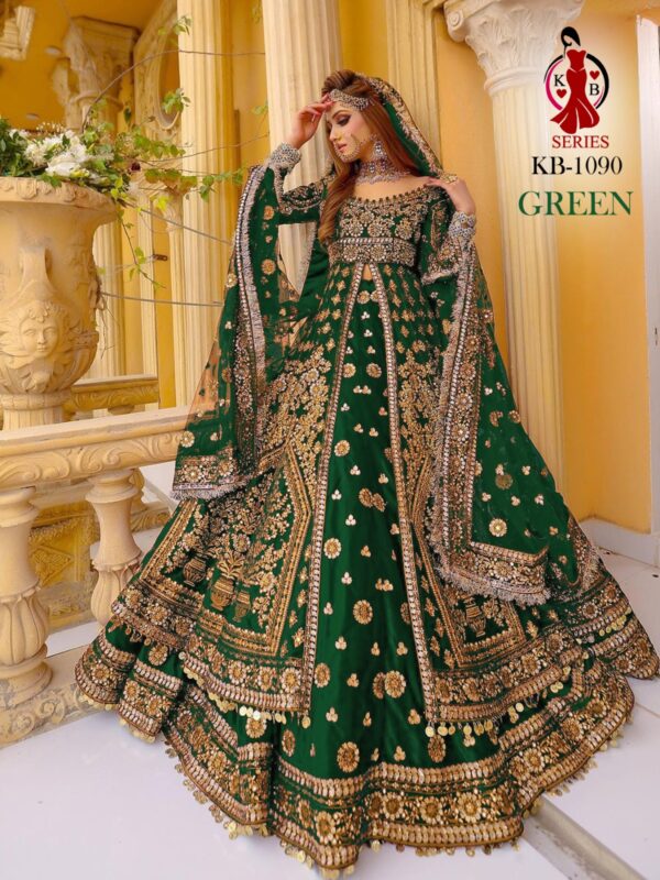 Indian Bridal Lehenga | Wedding Lehenga New 2025 FREE Shipp Ind - Image 4