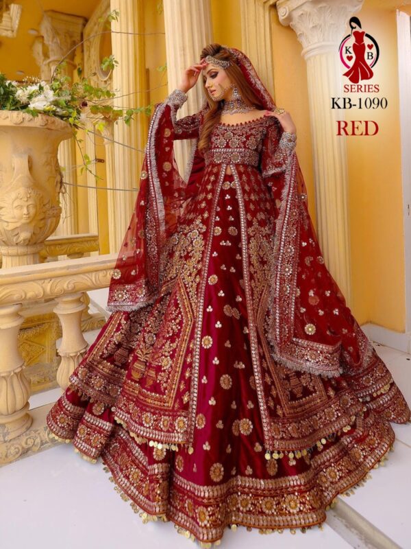 Indian Bridal Lehenga | Wedding Lehenga New 2025 FREE Shipp Ind - Image 10